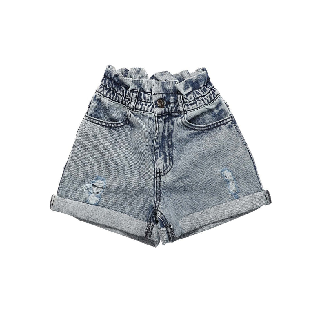 Lola Short - Denim Light Blue Shorts The New Society 