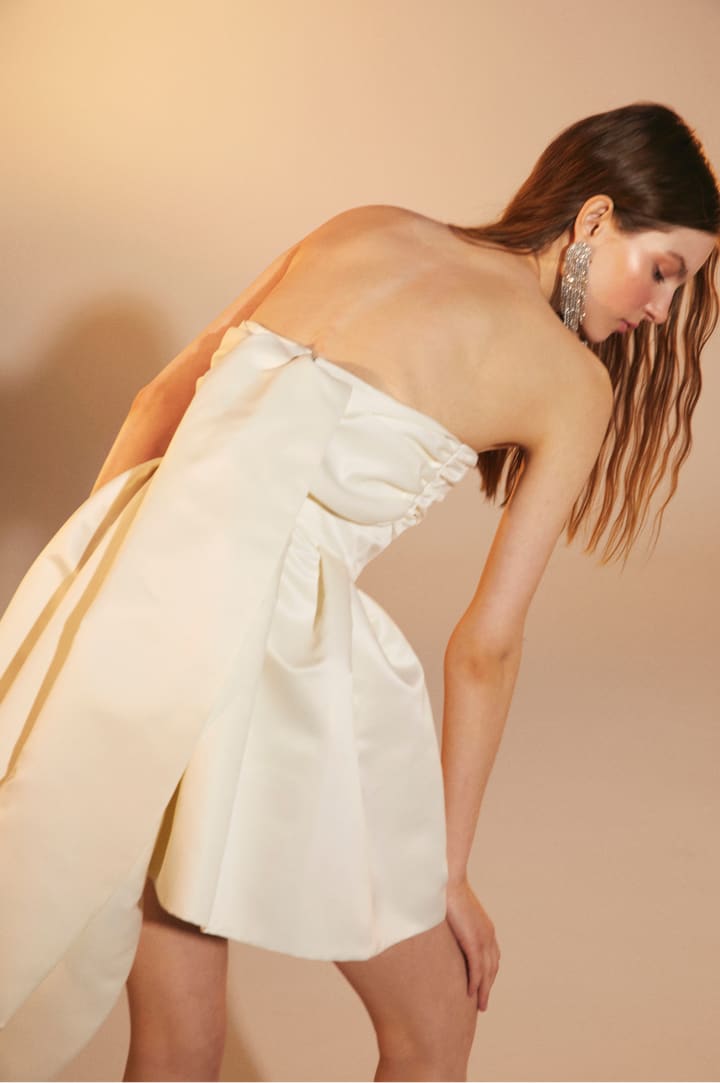 Miro Strapless Mini Dress - Vanilla Ice
