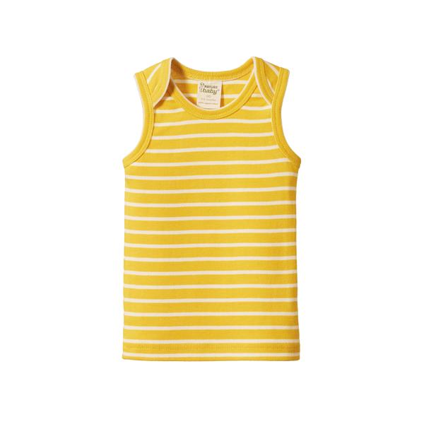 Singlet - Golden Yellow Sailor Stripe