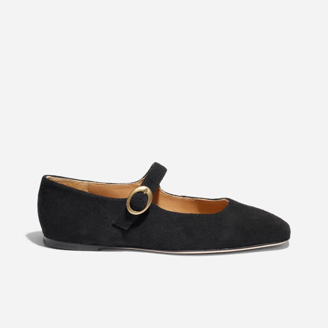 Lola Mary Jane Suede - Black