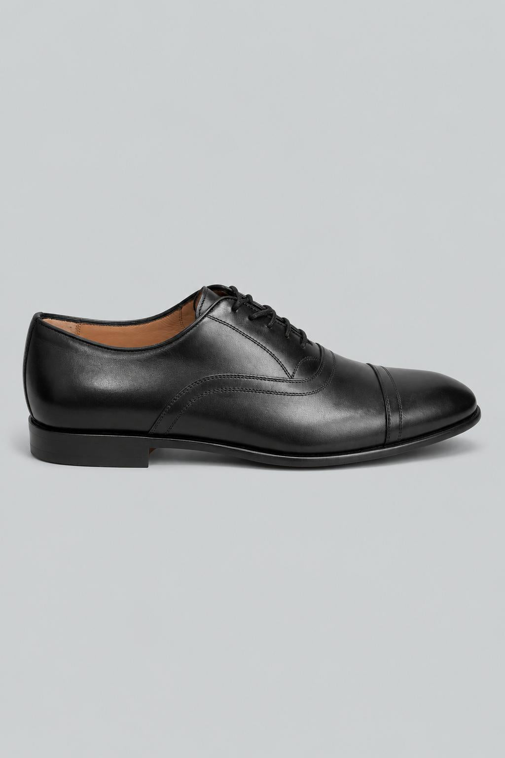 Men's Cortez Leather Cap Toe Oxfords - Nero