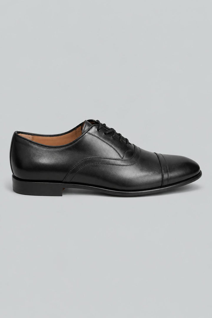 Men's Cortez Leather Cap Toe Oxfords - Nero