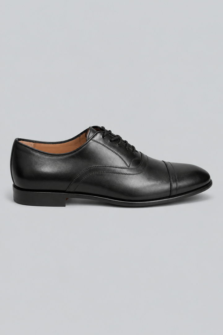 Men's Cortez Leather Cap Toe Oxfords - Nero