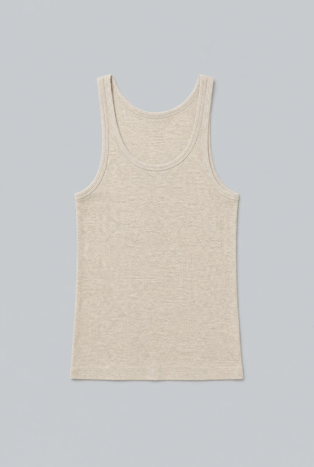 Ribbed Tank Top - Oatmeal