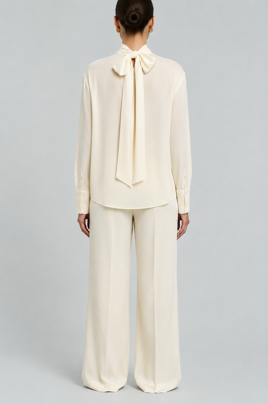 Silk Blouse - Light Beige