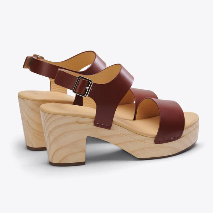 All-Day Open Toe Clog - Brandy - FINAL SALE