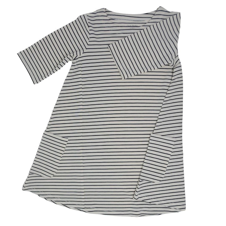Miss Mayhem Tunic - Yacht Stripe White