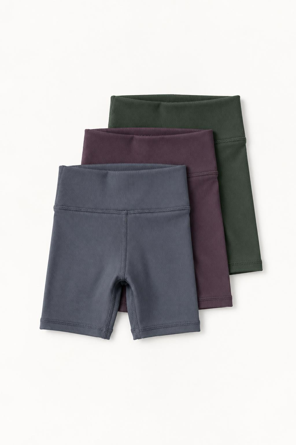 Little Bipsy Baby Athletic Ribbed Biker Short 3-Pack