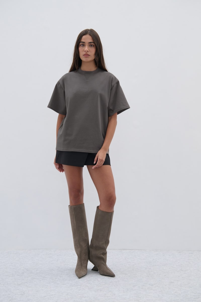 Early Tee - Coal