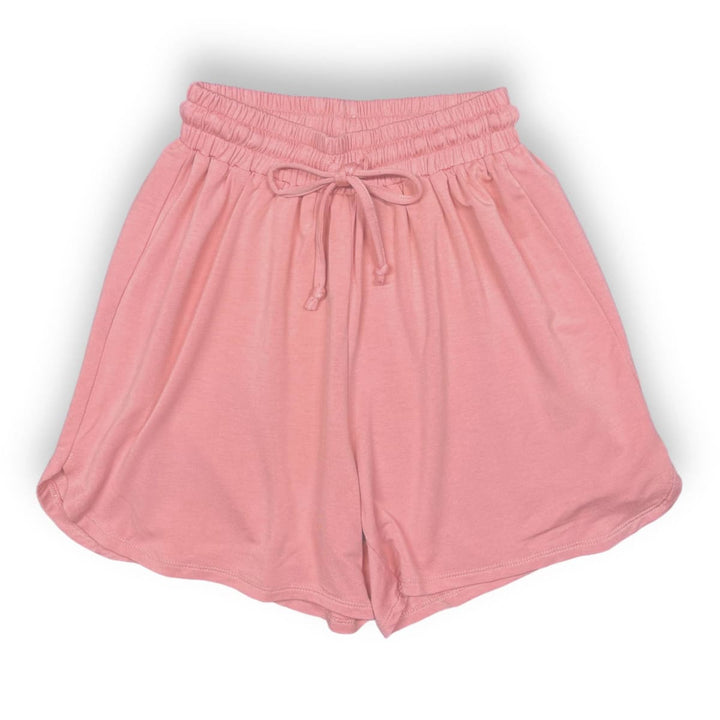 Ladies Shortie Relaxed Lounge Set - Peony