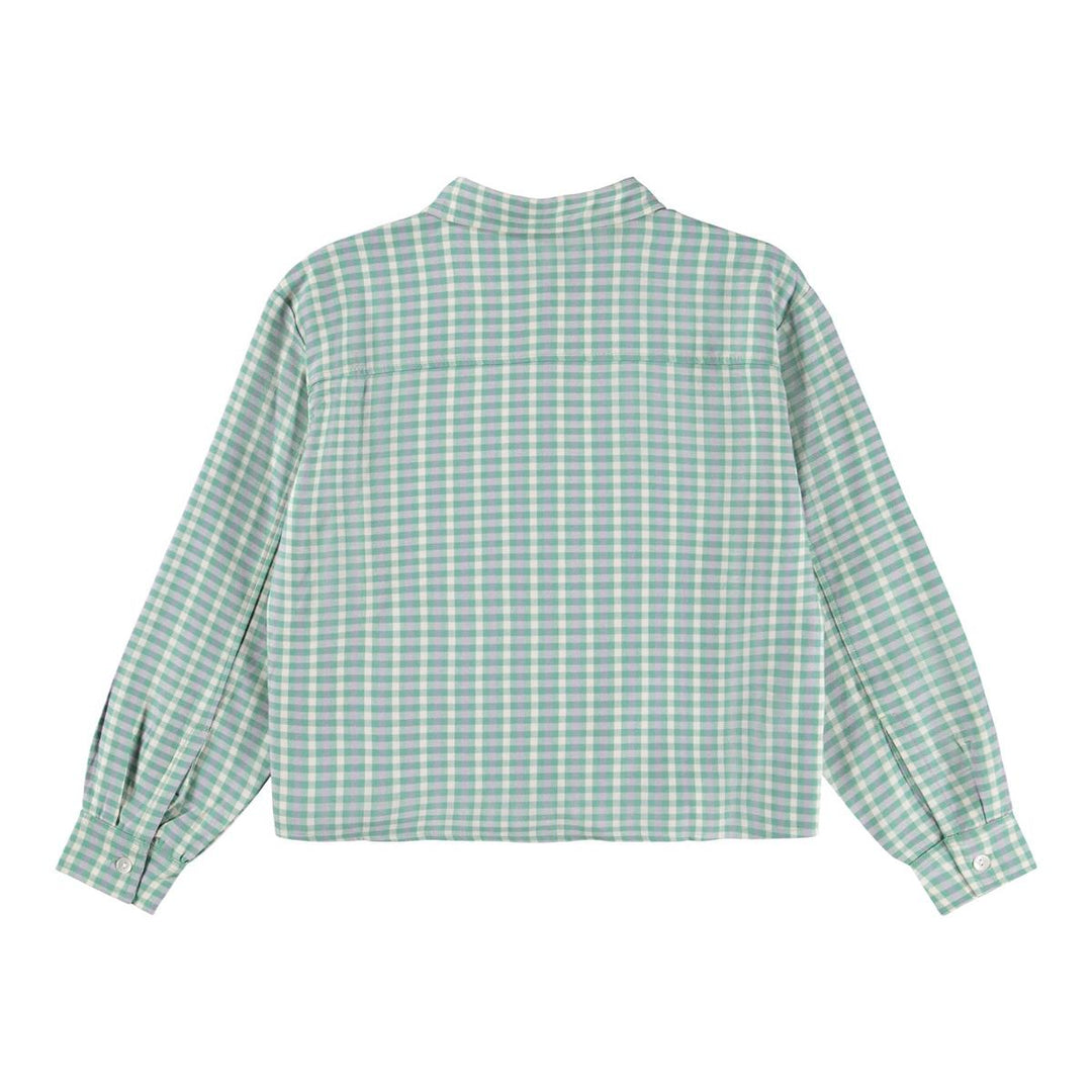 Rafa Shirts Long Sleeve - Menthe Gingham