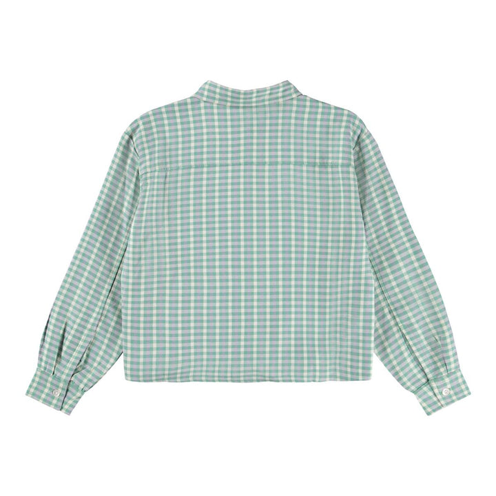 Rafa Shirts Long Sleeve - Menthe Gingham