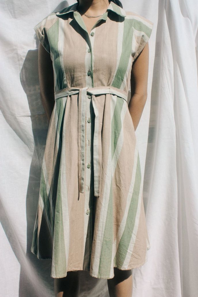 Mallory Dress - Rhubarb