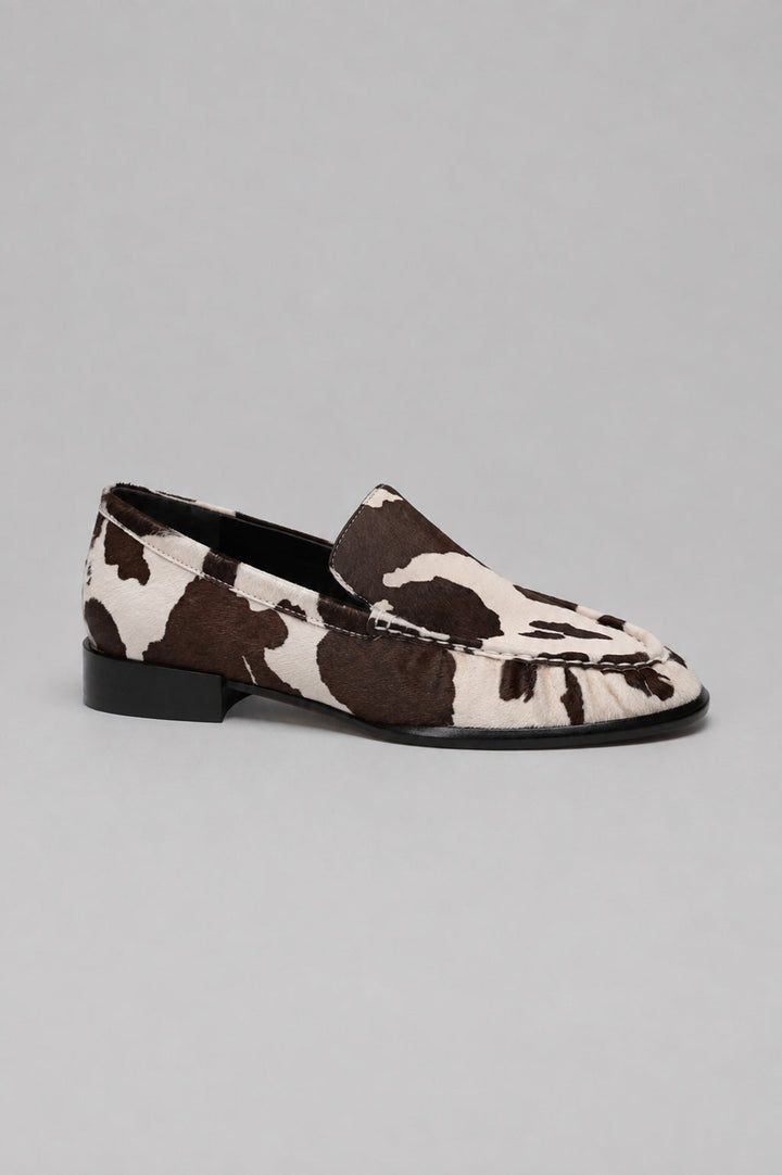 Womens Nora Calf Hair Loafers - Moon Multi