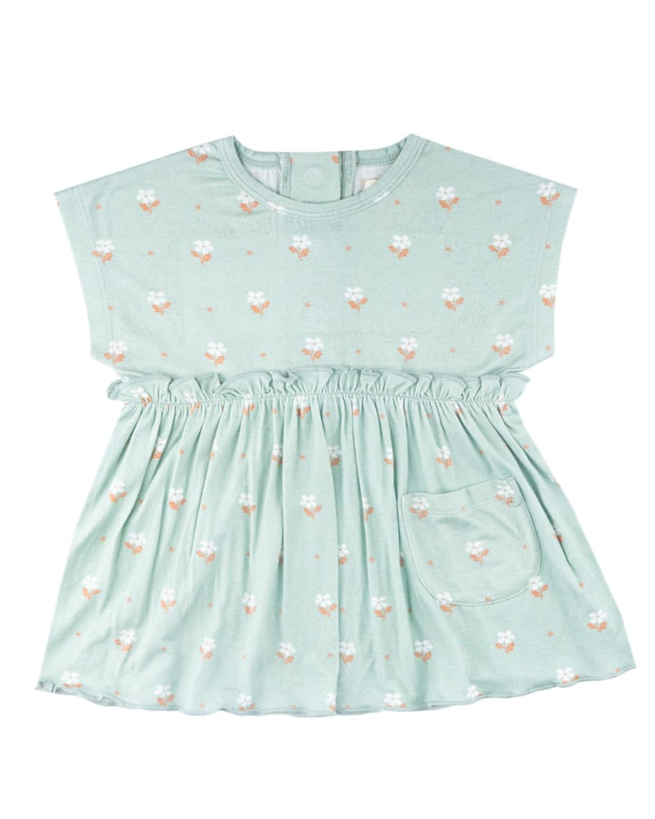 Emma Dress - Seafoam Floral
