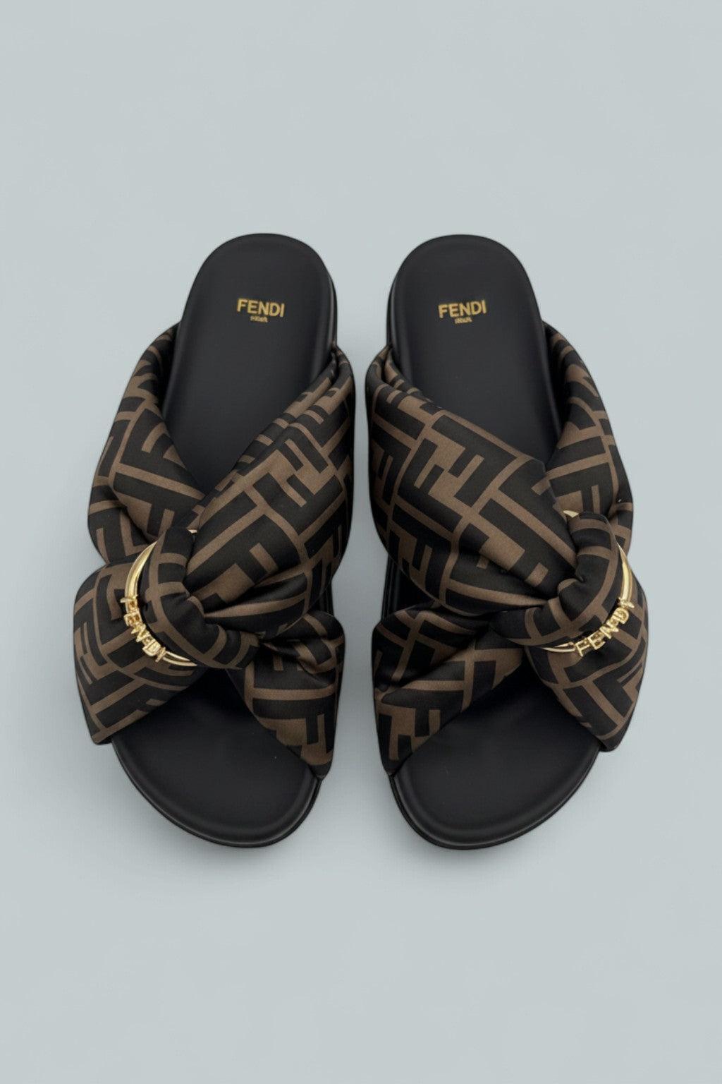 Feel Knot Slides - Tabacco Nero