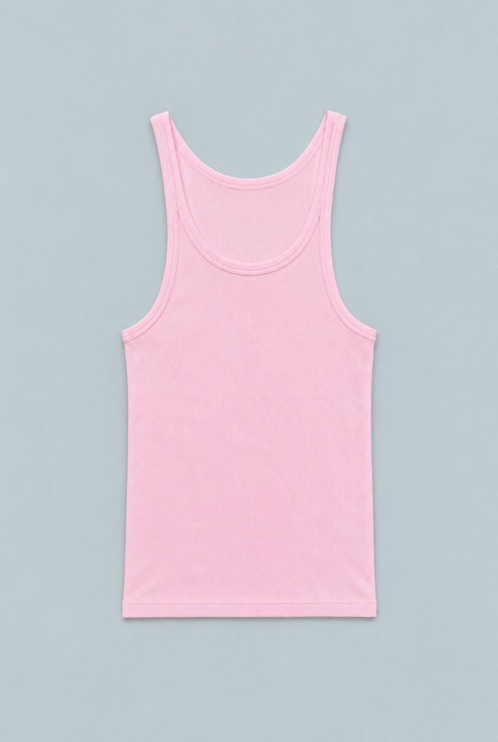 Ribbed Tank Top - Pink