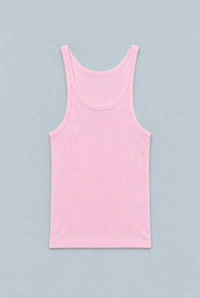 Ribbed Tank Top - Pink