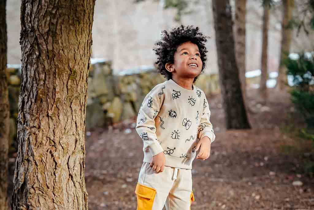 Beige Cargo Pocket Kid Jogger - Beige