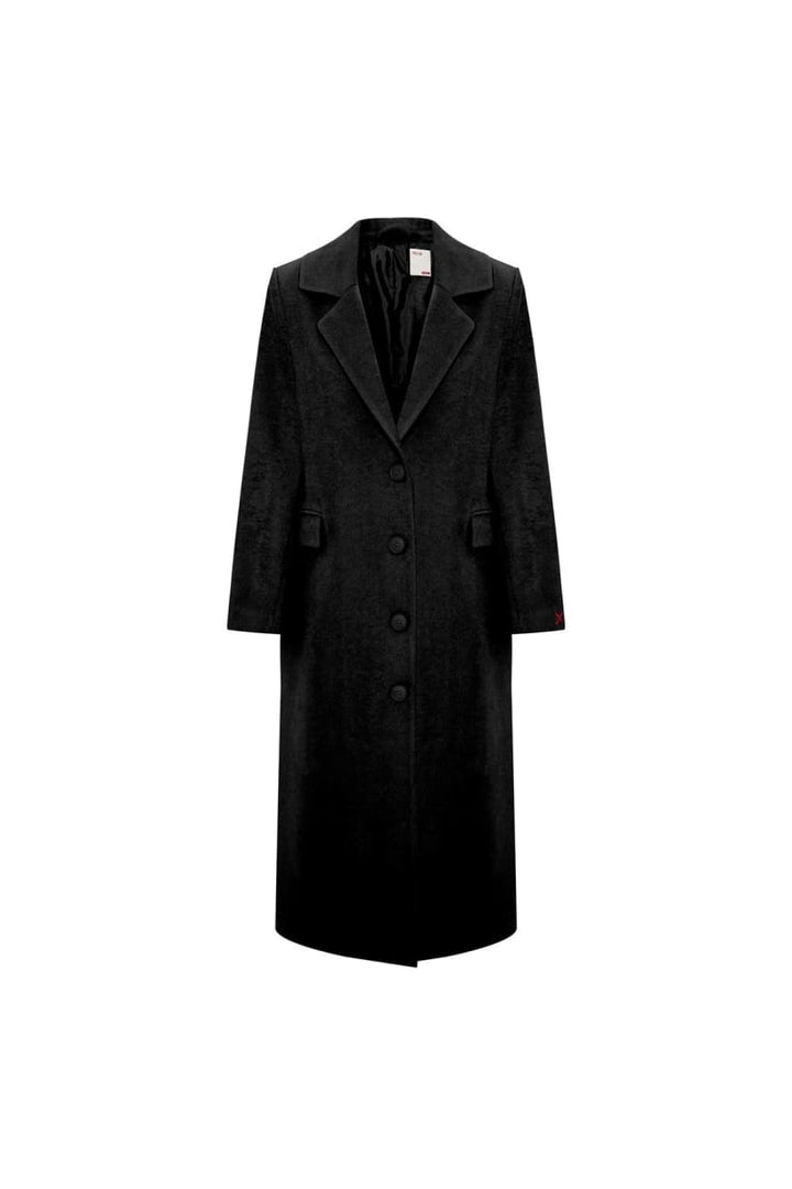 Wool Women Coat - Black