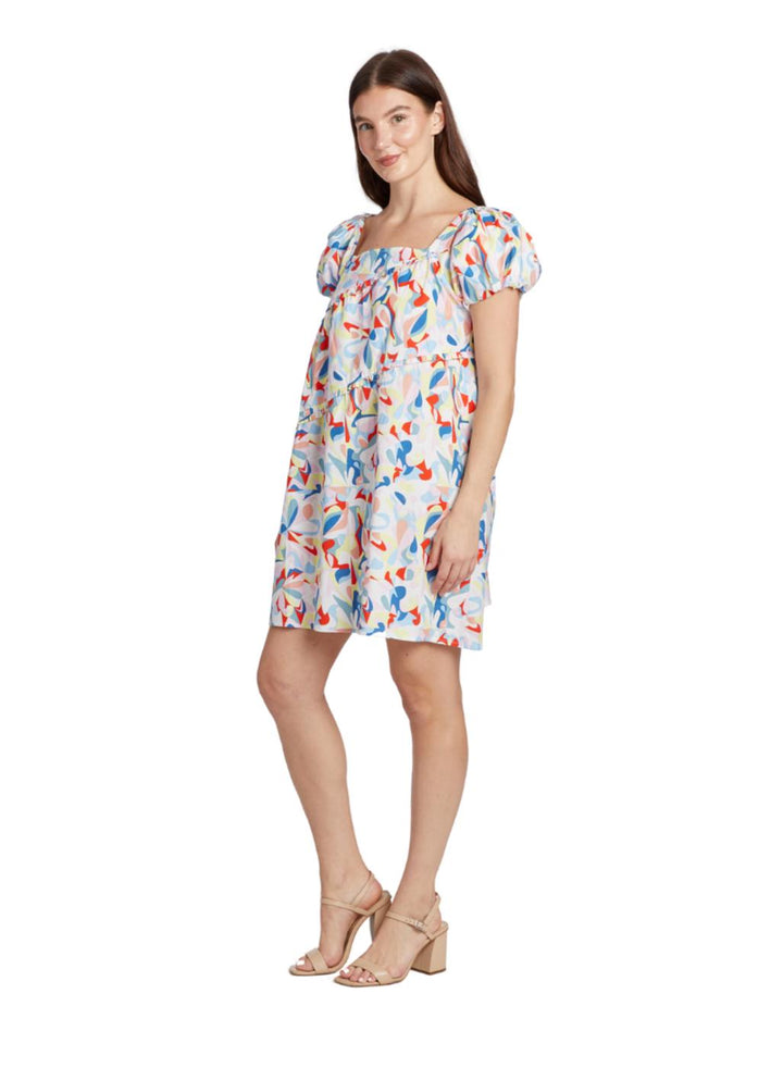 Amelie Dress - Joyful Swirl