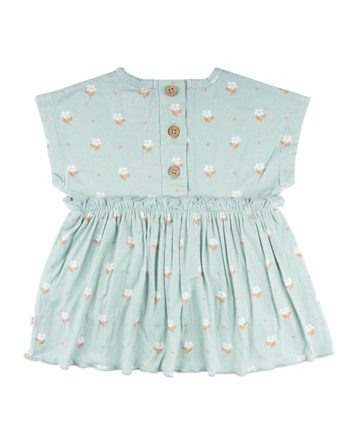 Emma Dress - Seafoam Floral