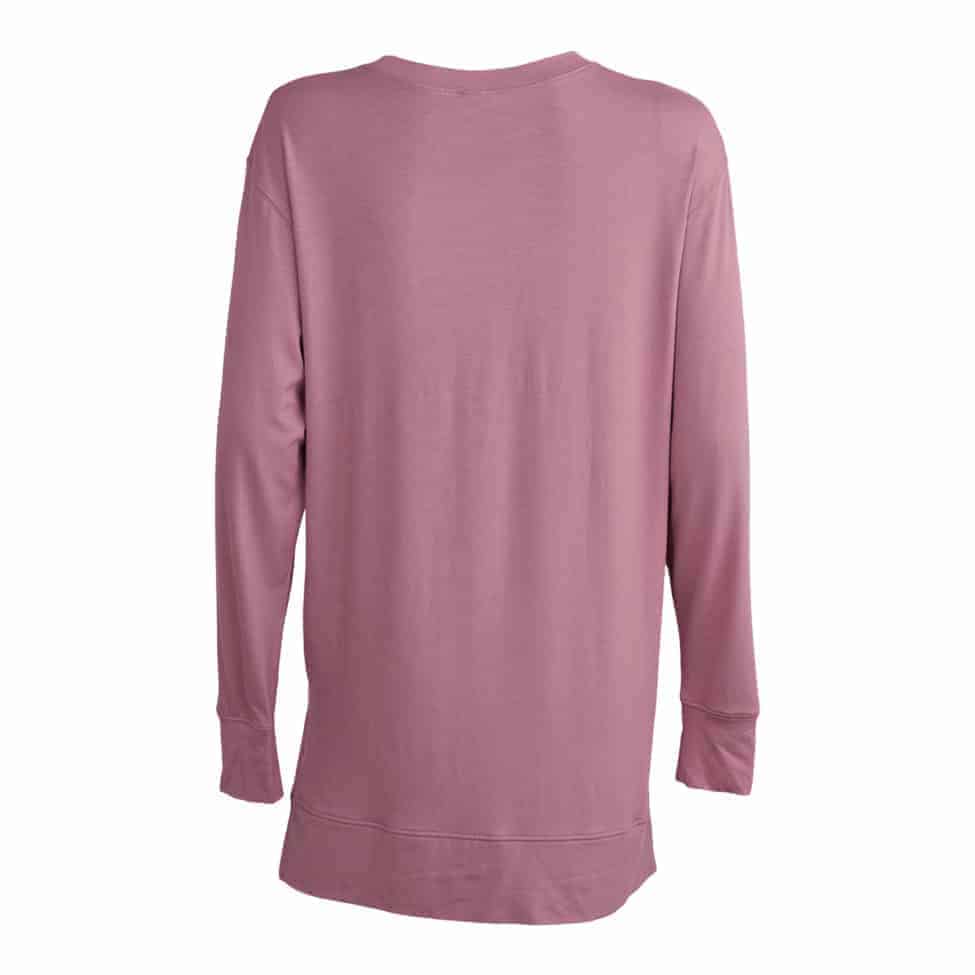 Essential Side Slit Tunic - Pink