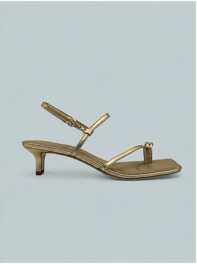 Polli Kitten Heel Sandals - Champagne