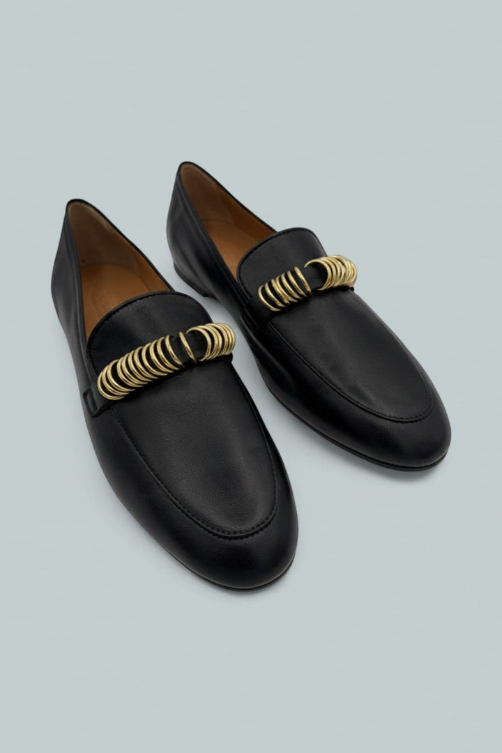 Leather Loafers - Black