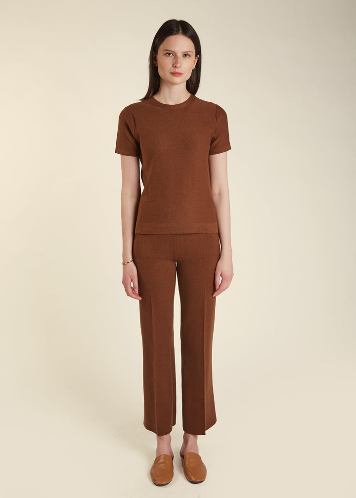 Margo Knit Pant - Ginger