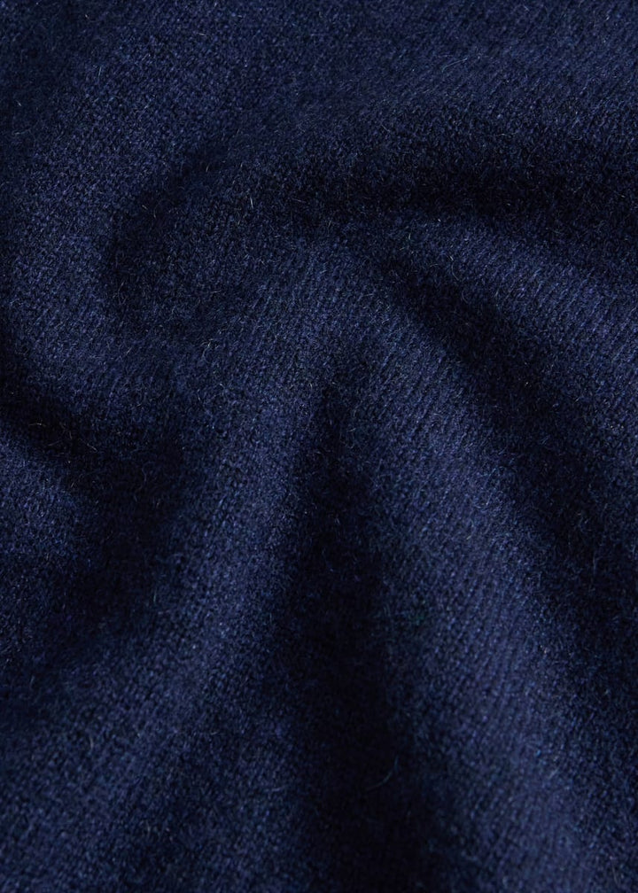 Cashmere Turtleneck Sweater - Navy