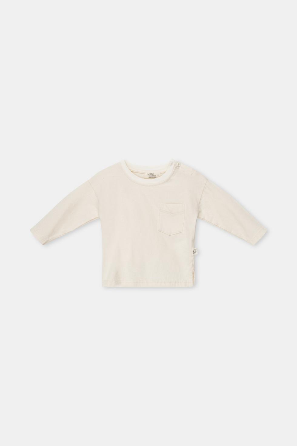 Organic basic baby t-shirt - Ivory