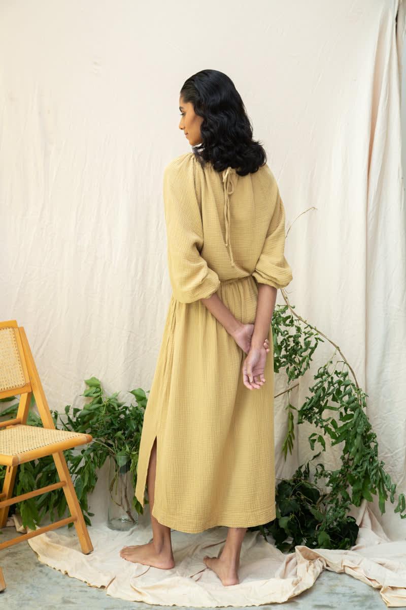 Cordelia Organic Cotton Top - Straw