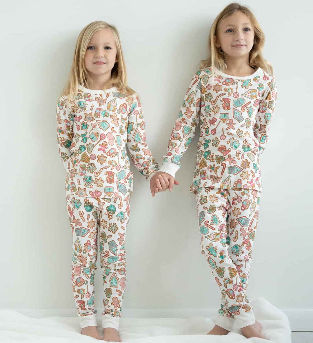 Long John Pajama Set - Gingerbread