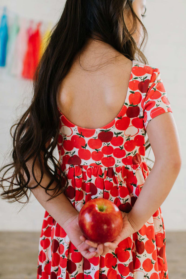 Classic Twirl Dress - Apple