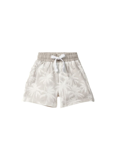 Palm Print Short - Frost