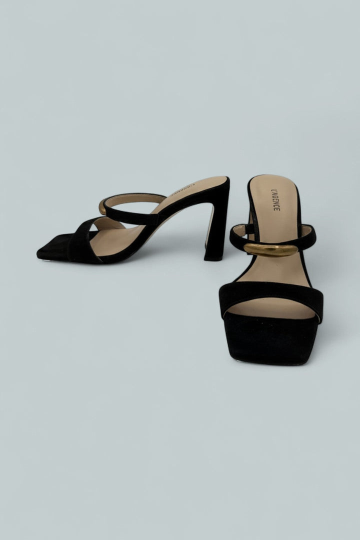 Women's Catriona Heel - Black Suede