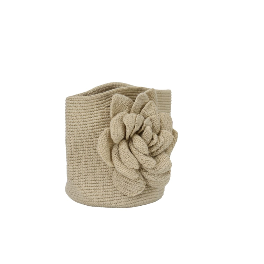 Mini Rose Tote - Sand