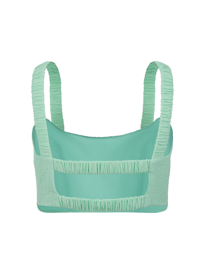 Oversized Twin Set Shirt - Mint Green