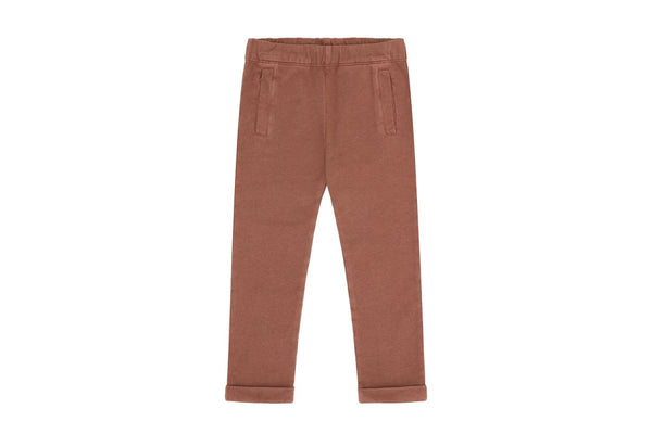 Organic Cotton Trousers - Clay Pink - Beetroot Plant Dye