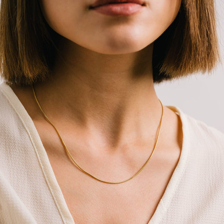 Snake Chain Gold-Filled Necklace