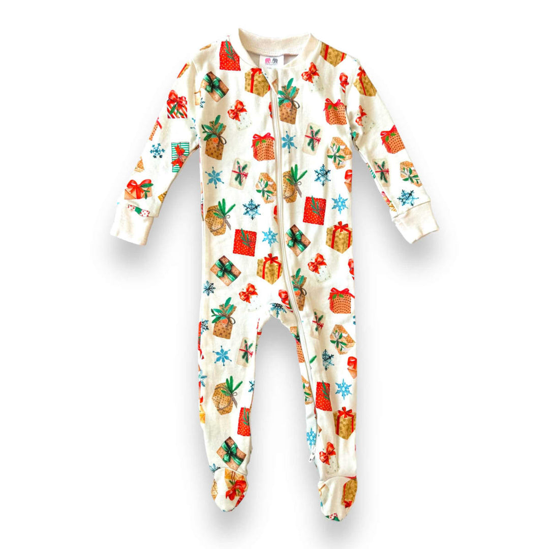 Full Zip Footed Pajama - Holiday Gifts