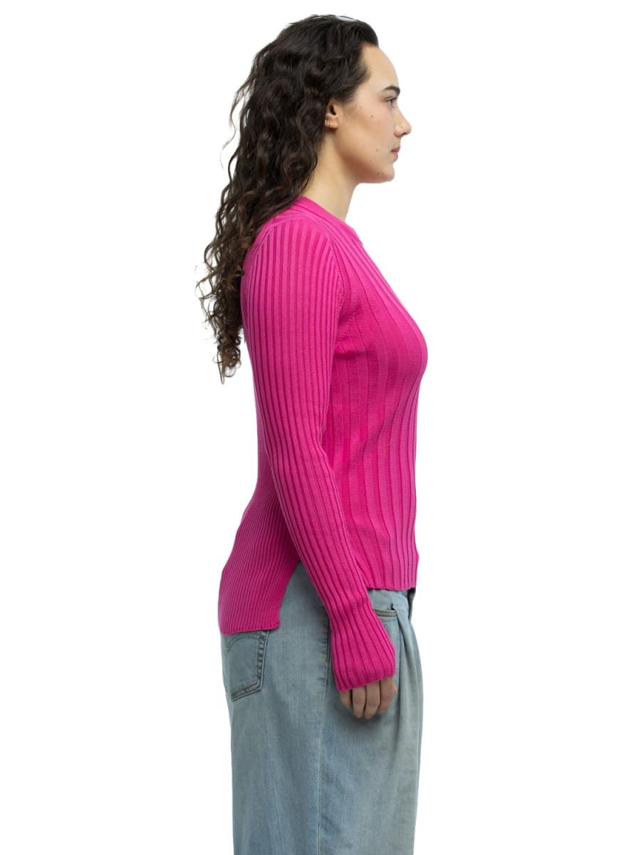 Pania Ribbed Crewneck - Pink