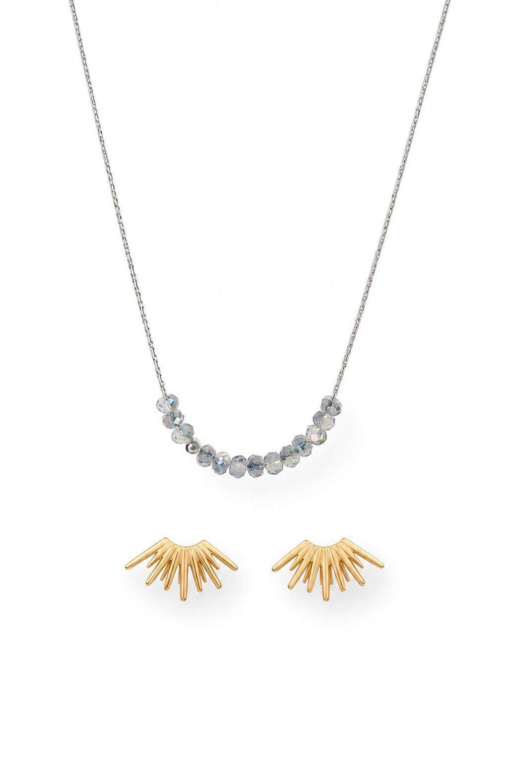 Necklace & Earrings Set - Sterling Silver