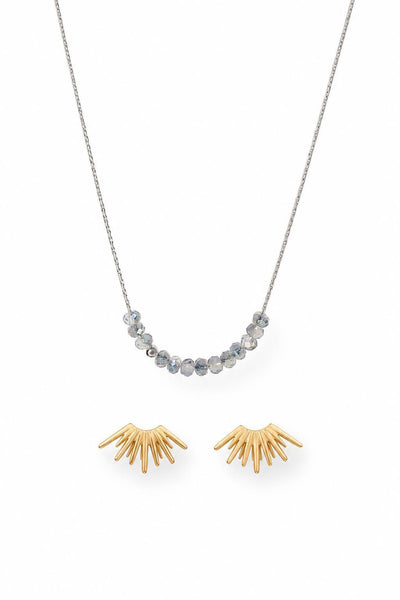Necklace & Earrings Set - Sterling Silver