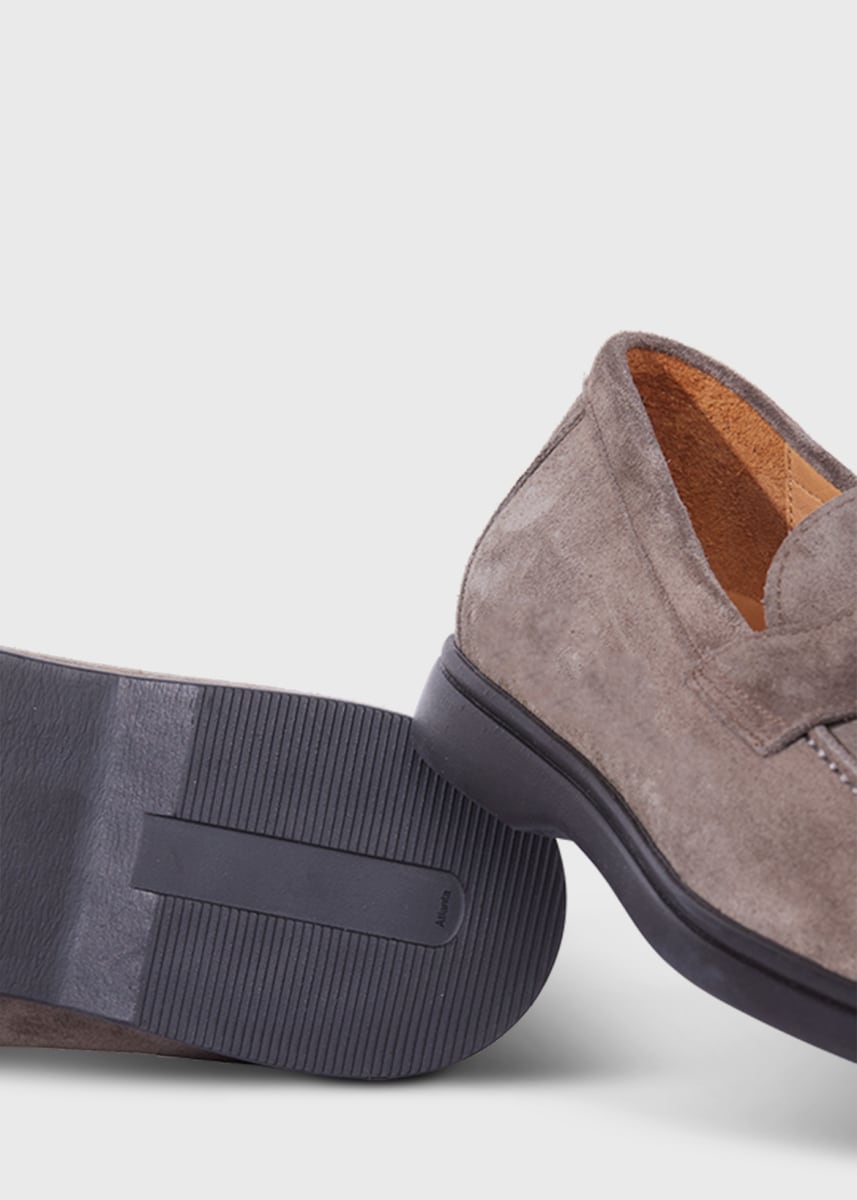 Hugo Suede Penny Loafer - Cognac
