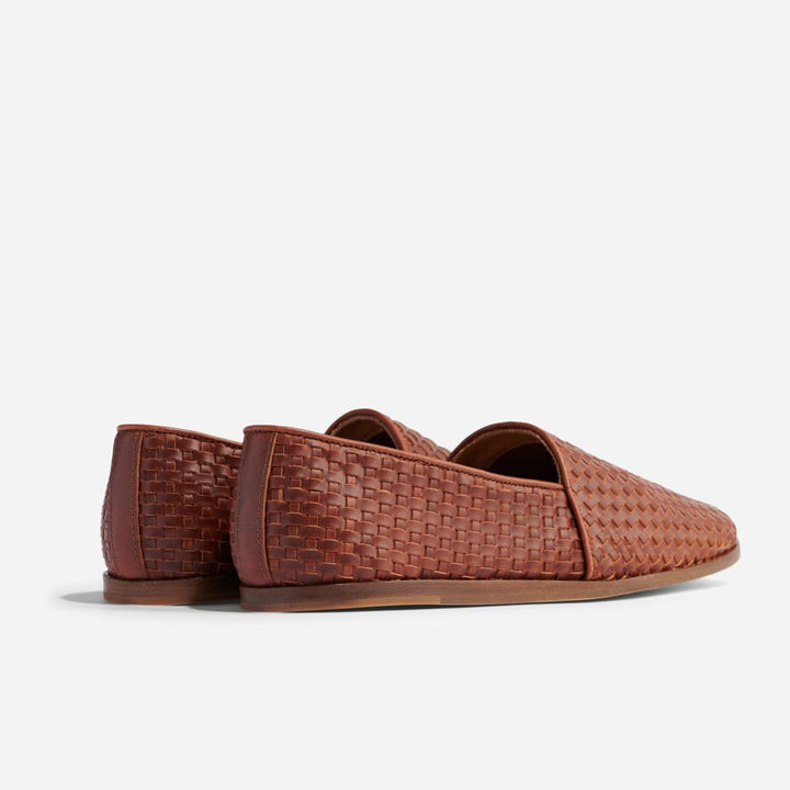 Alejandro Woven Slip On - Brandy