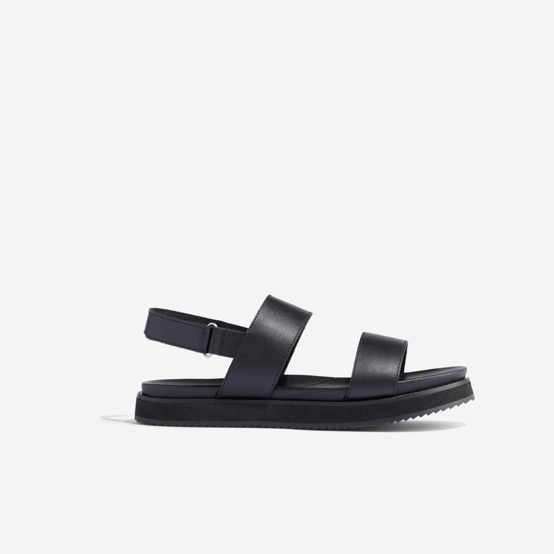 Go-To Flatform Sandal 1.0 - Black/Black - FINAL SALE