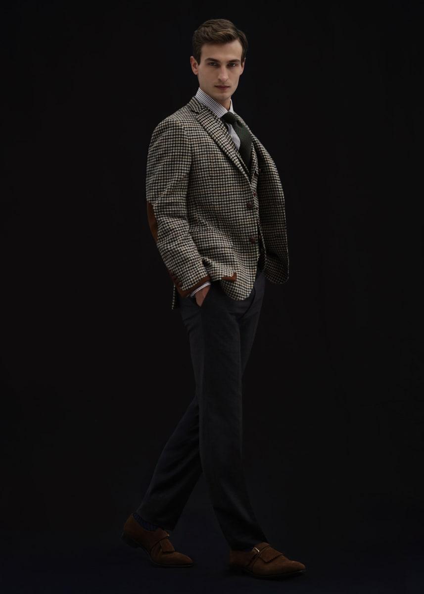 Flannel Dress Trouser - Charcoal