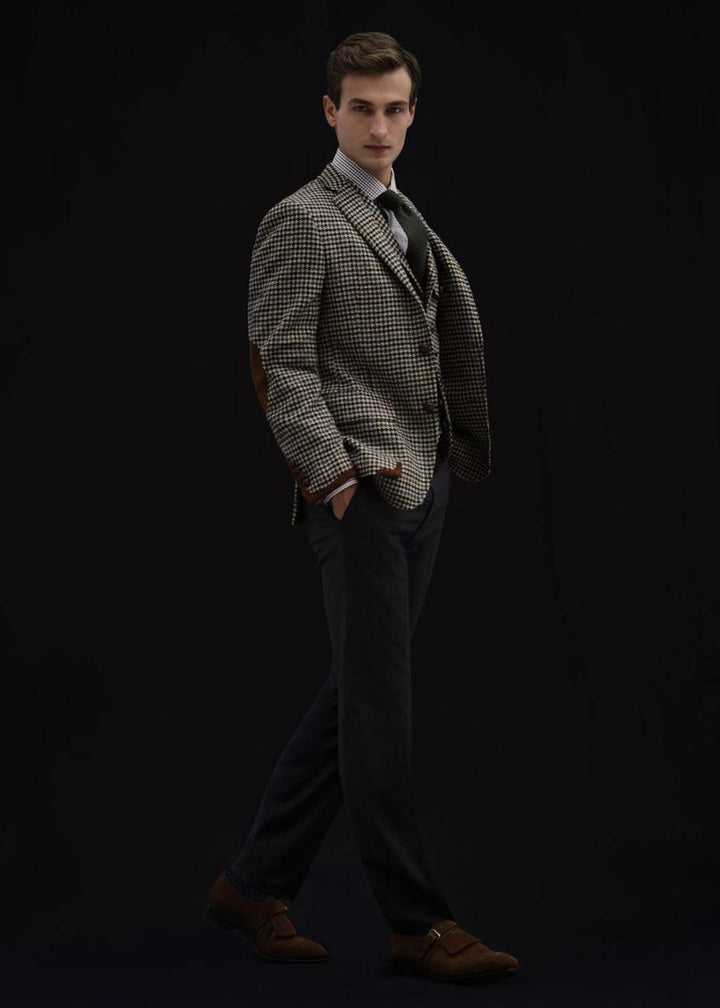Flannel Dress Trouser - Charcoal